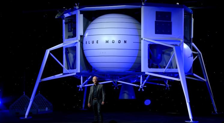 Власник Amazon Джефф Безос представив апарат для колонізації Місяця