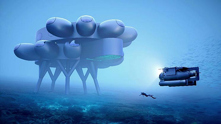 Центр Фаб'єна Кусто представив проєкт Міжнародної підводної станції PROTEUS™